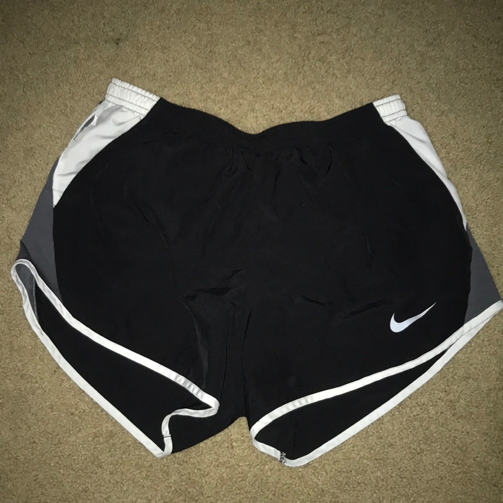 black nike shorts